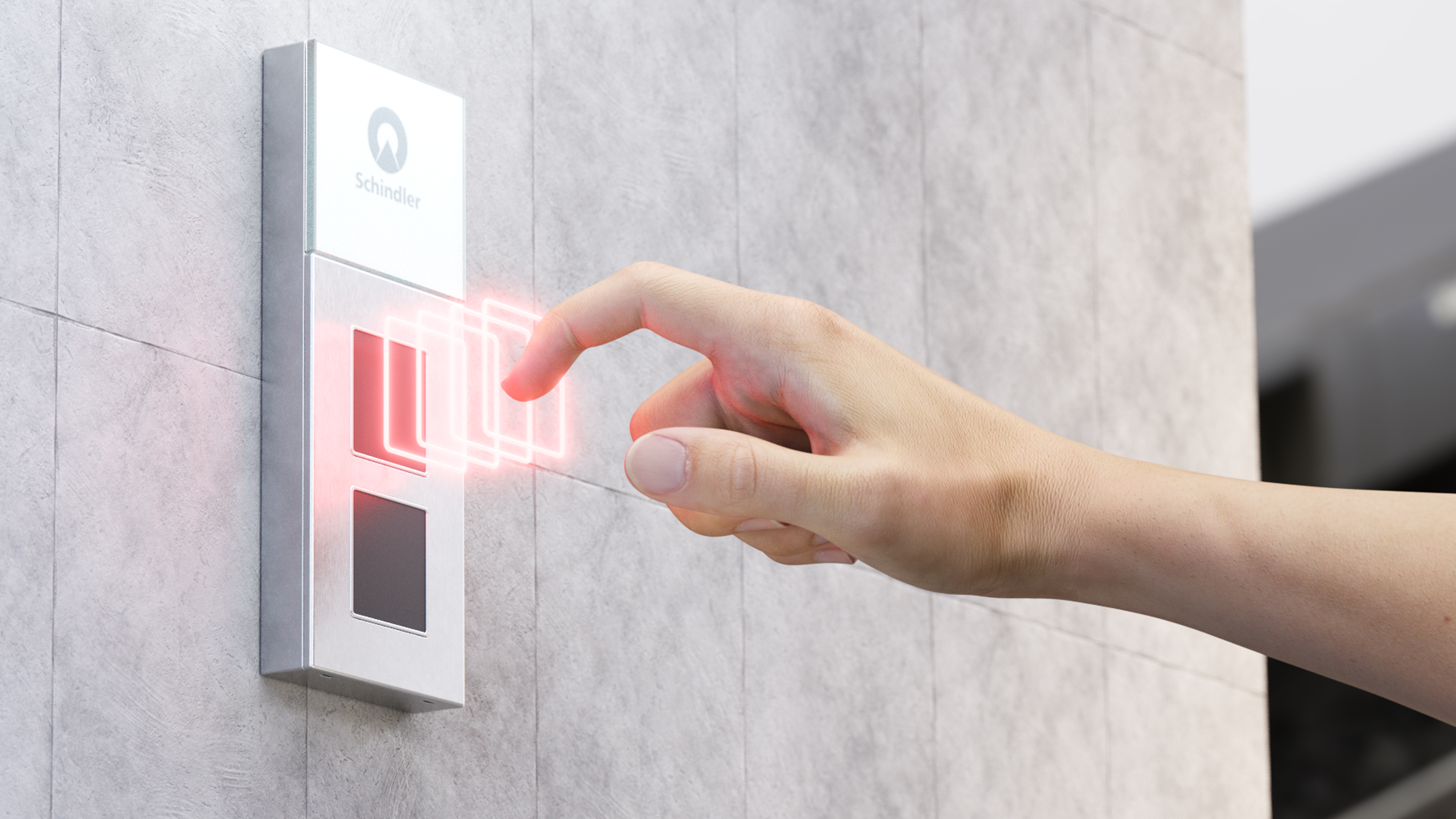 CleanCall - Touchless elevator call and service buttons | Schindler MENA